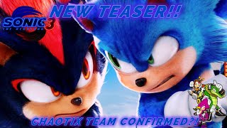 Chaotix Team Confirmed In Sonic Cinematic Universe  New Teaser [upl. by Rafi]