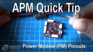 APM Quick Tip Different Pinouts for the Power Module PM Warning [upl. by Phineas]