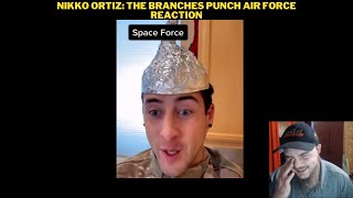 Nikko Ortiz The Branches Punch Air Force Reaction [upl. by Idnam63]