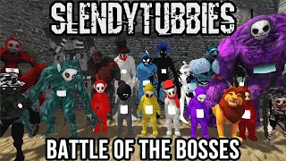 LET THE CHAOS BEGIN SLENDYTUBBIES GROWING TENSION  BATTLE OF THE BOSSES 1 V 1 TOURNAMENT [upl. by Rodolphe]