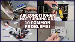 Air Conditioner Not Turning On Nothing is Happening 10 Common Problems [upl. by Itsirc]