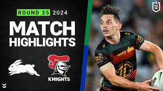 NRL 2024  Rabbitohs v Knights  Match Highlights [upl. by Letniuq367]