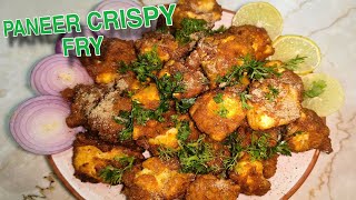 Paneer Crispy Fry Recipe  सुपर क्रिस्पी पनीर  Quick amp Easy Paneer Starter Recipe in Hindi [upl. by Eurd466]