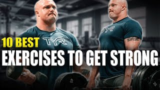 Muscle And Fitness  Top 10 Strength Exercises [upl. by Ahseik91]