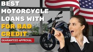 How To Get Motorcycle Loan With Bad Credit100 Guaranteed amp Instant Approval  Low Credit Bike Loan [upl. by Aken]