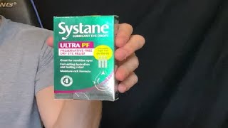 Systane Ultra Lubricant Eye Drops Review [upl. by Vahe]