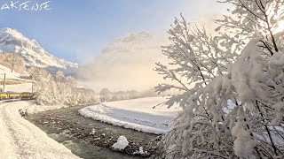 Interlaken to Grindelwald Switzerland  Train Journey  4K 60 fps [upl. by Kalman]