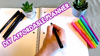 150 For A Planner For The Year  How to make Your Own Planner [upl. by Anilosi]