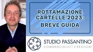 Rottamazione cartelle esattoriali quater 2023 breve guida [upl. by Ynnattirb]