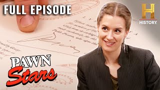 Pawn Stars Signed Picasso Book Leaves Rebecca SPEECHLESS S14 E13  Full Episode [upl. by Enimzaj445]