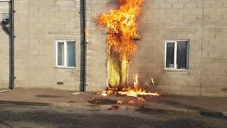 Very impressive results Cold Fire® Fire Block® Met Police Training Centre Gravesend Kent UK [upl. by Kerby]