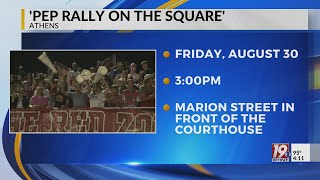 Pep Rally On The Square  August 26 2024  News 19 at 4 pm [upl. by Glenden]