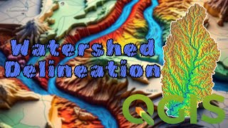 QGIS Watershed Delineation Tutorial Using DEM Data for Hydrology  ASTER DEM [upl. by Nikolos]