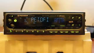 Pioneer KEHP8200RDS cassette player with CDXP25 CD changer [upl. by Eegnat]