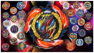 Dangerous Belial Almight2 VS All Of Beyblade Burst Sparking Dynamite Battle Marathon [upl. by Einttirb]