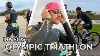 I raced my first OLYMPIC triathlon  episode 4 [upl. by Gibbon]