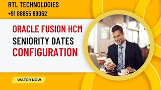 Fusion HCM  Oracle Cloud  HCM Seniority Dates  Setups  Interview Preparation  Placement [upl. by Josi]