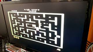 Commodore 64 Jr PacMan Normal Stage 1 30070 points [upl. by Grimbald]