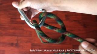 How to tie the Munter Hitch Knot [upl. by Moclam]