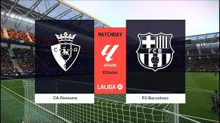 Osasuna vs Barcelona  La Liga  PES 2021  PC Gameplay  4K [upl. by Ford334]