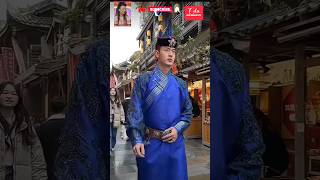 ❤️ An epic Mongolian robe storm from past to future fashion mongolia ootd fyp fypシ゚viral [upl. by Hackathorn]