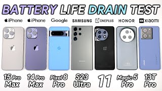 SHOCKING Pixel 6 vs Pixel 8 vs Pixel 8 Pro BATTERY TEST [upl. by Africa]