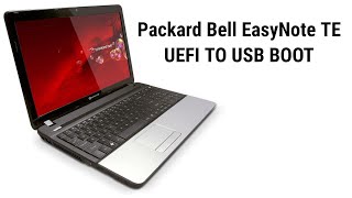 How to Change UEFI to USB Boot Packard Bell EasyNote TE [upl. by Yevreh715]