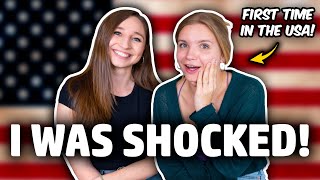 My GERMAN SisterinLaw’s FIRST REACTION to the USA  Feli from Germany [upl. by Eelnayr901]