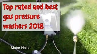 Top rated and best gas pressure washers 2018 [upl. by Glavin908]