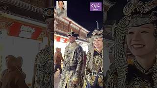 The Stunning Duos Dazzling Traditional Costume Walk fashion Mongolian [upl. by Ehtylb]