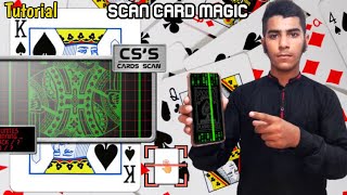 Scan card magic app Tutorial Card Scan for any Choice Card Magician Mind on audience [upl. by Ekyt690]