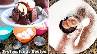 Molten Lava cake made in chocolate Academy Rawalpindi professional Recipe in COTHM [upl. by Allrud]