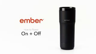 Ember Support How to Turn Your Ember Travel Mug On and Off [upl. by Aneek]