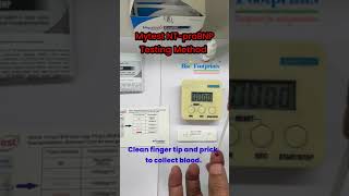 How to perform NTproBNP Rapid Card Test using finger prick blood [upl. by Dlonra]