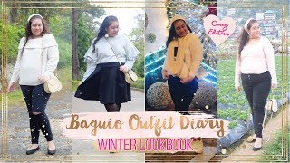 Baguio Outfit Diary  Curvy Winter Lookbook  fashionxfairytale [upl. by Nuoras]