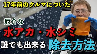 誰でも出来るウォータースポット・水アカを簡単に落とす方法！プロが教えます【メルセデス・ベンツAMG SL65をディテーリング】 [upl. by Hteik]