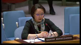 VCDNP Programme Director Gaukhar Mukhatzhanova Addresses the UN Security Council [upl. by Etnoid186]