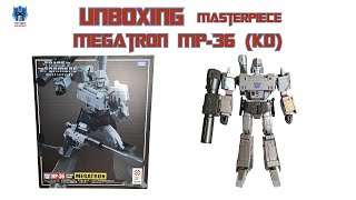 Unboxing Megatron MP36 KO  Transformers Unboxing [upl. by Couq]