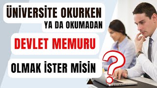 ÜNİVERSİTE OKURKEN MEMUR OLMAK  KPSS ORTAÖĞRETİM NE ZAMAN  Lise Mezunu Memur Alımı 2022 [upl. by Renado]