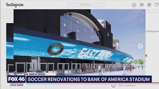 50 million worth of renovations coming to Bank of America Stadium [upl. by Ahsilac]