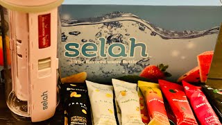 SELAH water bottle Trying more selah flavors Kids react selah water giveaway at the end [upl. by Htiekal192]