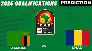 Chad vs Zambia Live Stream CAF Africa Nations Cup 2025 Qualifiers Commentary Score amp Highlights [upl. by Salkin]