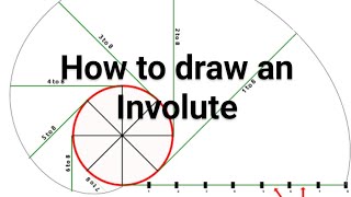 Involutes Engineering drawing for 1st year BTech studentslecture 8 [upl. by Scarface597]