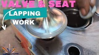 How to Cylinder head Valve Lapping work [upl. by Gausman]