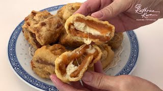 Crispy Fried Nian Gao with Cheese 炸芝士年糕 [upl. by Eyaf39]