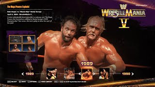 WWE 2K24 wrestlemania Showcase  Hulk vs Macho Man 1989 [upl. by Bartlet235]