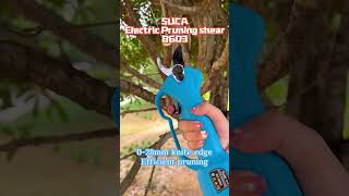 SUCA8603 Electric Pruning Shears 2Ah Lithium Battery Powered Tree Branch Pruner 68 Hours [upl. by Heppman]