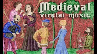 Medieval Music on Salterio  Ancient music virelai by Alex Dorohoff [upl. by Bauske672]