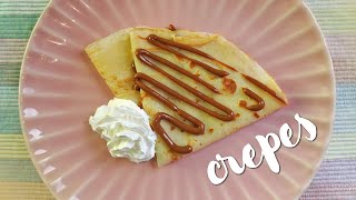 Como Hacer Crepes Dulces la Mejor Receta Original  Paso a Paso [upl. by Aphrodite]