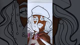 Coloring Vitiligo in My Coloring Book 💖 coloring art vitiligo [upl. by Pillsbury877]